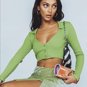 Tessa Long Sleeve Top Green
